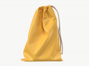 Soft bag filled in mockup Model 3D