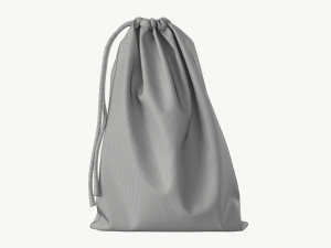 Soft bag filled in mockup Model 3D