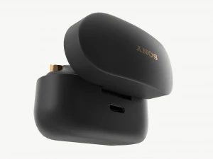 Auricolari wireless SONY WF-1000XM4 Neri Modello 3D