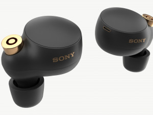 SONY Wireless Earbuds WF-1000XM4 Black 3D-Modell
