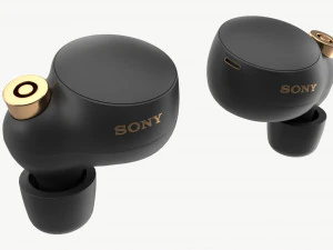 Auricolari wireless SONY WF-1000XM4 Neri Modello 3D