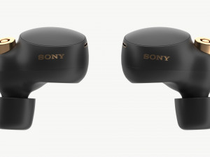 SONY Wireless Earbuds WF-1000XM4 Black 3D-Modell