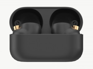 SONY Wireless Earbuds WF-1000XM4 Black 3D-Modell