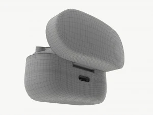 Auricolari wireless SONY WF-1000XM4 Neri Modello 3D