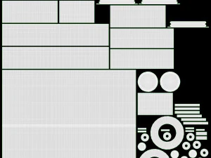 Auricolari wireless SONY WF-1000XM4 Neri Modello 3D