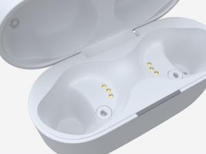 SONY Wireless Earbuds WF-1000XM4 white Modello 3D