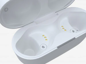 SONY Wireless Earbuds WF-1000XM4 white 3D Model