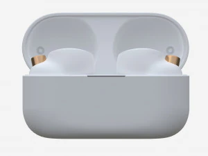 SONY Wireless Earbuds WF-1000XM4 white 3D Model