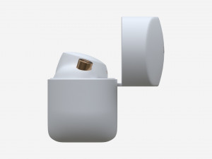 SONY Wireless Earbuds WF-1000XM4 white Modello 3D