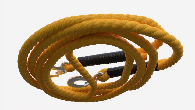 Vehicle Steel Wire Tow Rope with Hooks 3D Model 3D Model $29 - .3ds .c4d  .fbx .ma .obj .max - Free3D