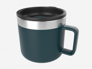 Vacuum Travel Mug With Slider 3D 모델