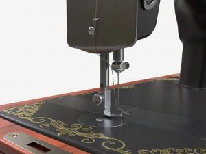 Vintage Handcrank Sewing Machine 3D Model