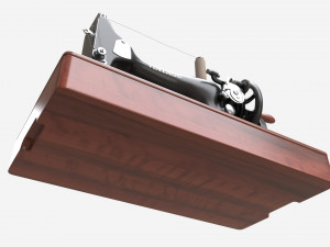 Vintage Handcrank Sewing Machine Modelo 3D