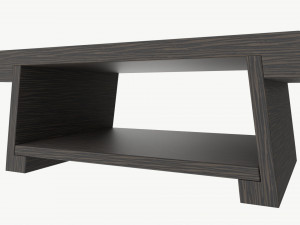 Wooden Japanese Tea Table 3D Model