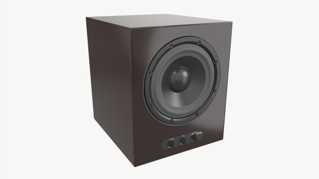 Active Subwoofer 3Dモデル .c4d .max .obj .3ds .fbx .stl .blend 