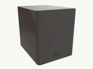 Subwoofer attivo Modello 3D