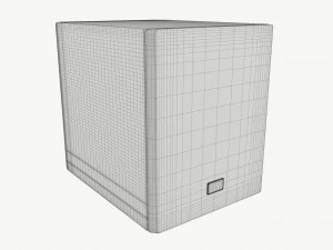 Subwoofer attivo Modello 3D