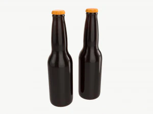 Porta-garrafas de cerveja em papel&atilde;o 02 Modelo 3D