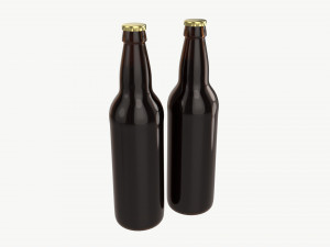 Beer bottle cardboard carrier 03 3D 모델