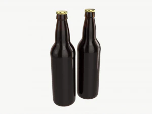 Beer bottle cardboard carrier 03 3D Model