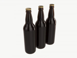 Beer bottle cardboard carrier 04 3D Model