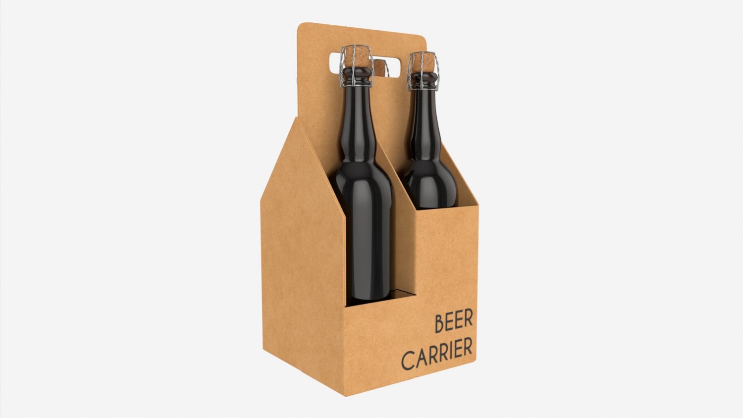 Circular Beer Bottle Carrier by Skewed Perception, Download free STL model