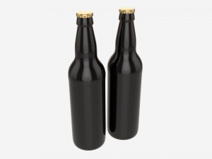 Beer bottle cardboard carrier 06 3D Model