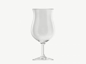 Beer glass with foam 01 Model 3D
