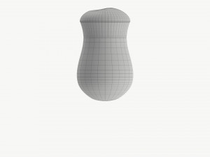Beer glass with foam 01 Model 3D