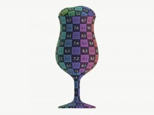 Beer glass with foam 01 Model 3D