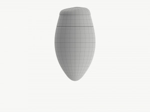 Beer glass with foam 03 3D Model