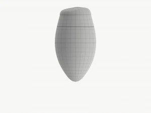 Beer glass with foam 03 3D Model