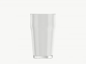 Beer glass with foam 05 3D Model