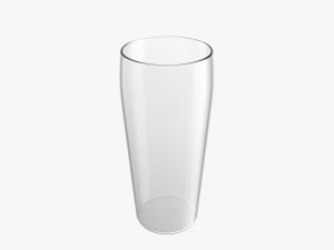 Beer glass with foam 06 Modèle 3D