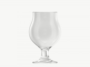 Beer glass with foam 07 Modèle 3D