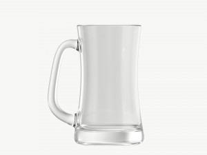 Beer mug with foam 02 3D मॉडल