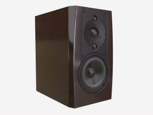 Bookshelf Speaker 3D 모델