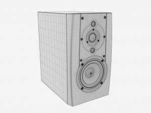 Bookshelf Speaker 3D Model
