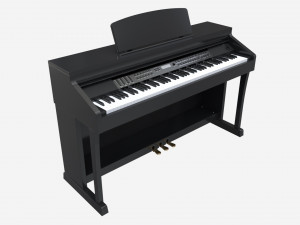 Digital Piano 01 3D Model