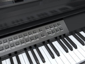 Digital Piano 01 Modello 3D