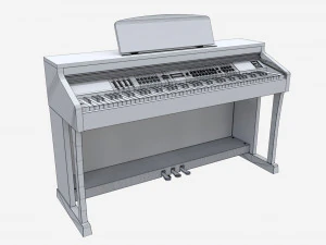 Digital Piano 01 3D Model