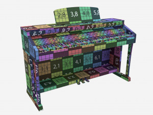 Digital Piano 01 Modello 3D