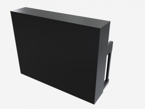 Digital Piano 02 closed lid 3D Модель