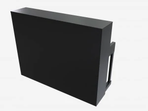 Digitale Piano 02 open deksel 3D Model