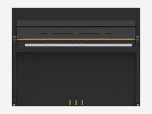 Digitale Piano 02 open deksel 3D Model