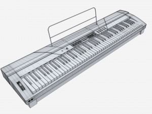 Digital Piano 04 Modello 3D
