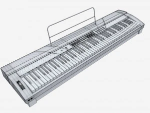 Pianoforte digitale 04 Modello 3D