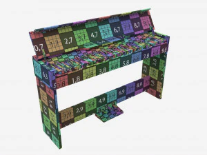 Digitale piano 05 3D Model