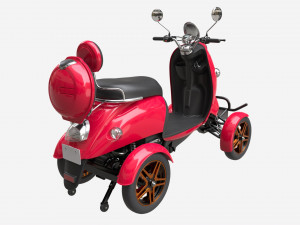 Electric Mobility Scooter 4 Wheeled 3D Model