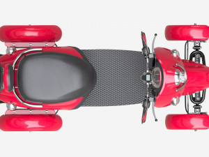 Electric Mobility Scooter 4 Wheeled 3D Model